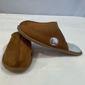 Golden State Warriors Faux Suede slippers